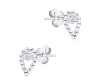 Beautiful Design Silver Stud Earring STS-6240